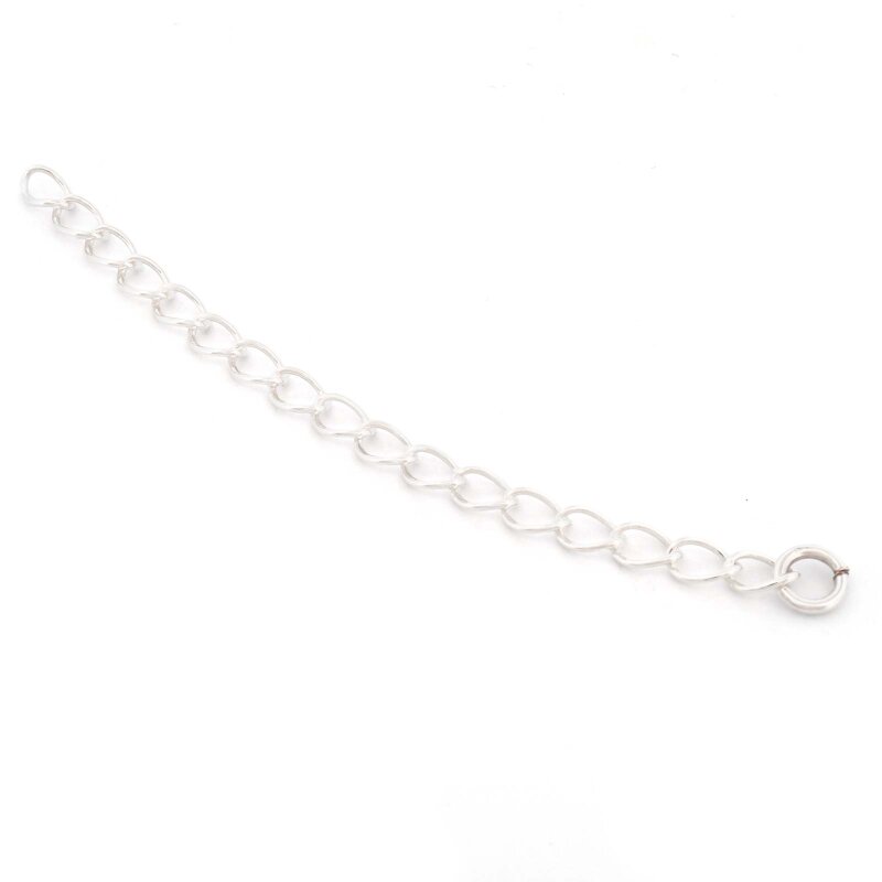 Verlängerungskette 70 mm aus 925 Sterling Silber 1 Stück