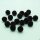 Pompons aus Polyester in Schwarz, 20 mm, 30 Stück