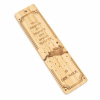 Lesezeichen aus Bambus 12x3 cm Tarot-Motiv "Der...