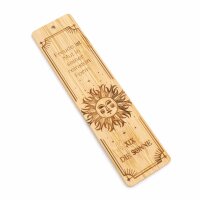 Lesezeichen aus Bambus 12x3 cm Tarot-Motiv "Die...
