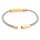 Magnetverschluss 16x5 mm aus 304 Edelstahl 18k IP beschichtet für 3 mm Bänder