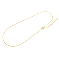 Gliederkette 40 + 5 cm aus 304 Edelstahl 18k Gold...