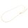 Gliederkette 40 + 5 cm aus 304 Edelstahl 18k Gold IP-Beschichtung