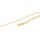 Gliederkette 40 + 5 cm aus 304 Edelstahl 18k Gold IP-Beschichtung