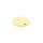 Rundes Plättchen 15 mm aus 304 Edelstahl in Goldfarben mit IP-Beschichtung, 1 Stück