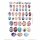 Digitale Druckvorlage "Springtime 3" oval - Blumenmotive für Cabochons & Schmuck (Download)