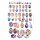Digitale Druckvorlage "Springtime 3" oval - Blumenmotive für Cabochons & Schmuck (Download)