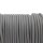 Hohlkordel aus PVC-Kautschuk-Mix in Grau 3 mm 2 Meter