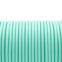 Hohlkordel aus PVC-Kautschuk-Mix in Türkis 3 mm 2 Meter
