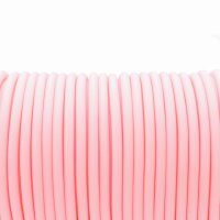 Hohlkordel aus PVC-Kautschuk-Mix in Rosa 3 mm 2 Meter
