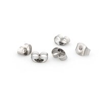Ohrstopper aus 316 Edelstahl für 0,7 mm Pins 40...