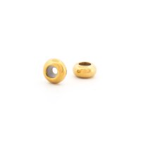 Stopperperlen 8x4mm aus 304 Edelstahl...