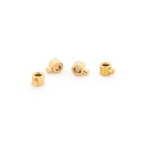 Quetschperlen mit Stift 3 x 2,5 mm aus 304 Edelstahl...