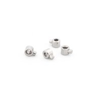 Quetschperlen mit Stift 3 x 2,5 mm aus 304 Edelstahl...