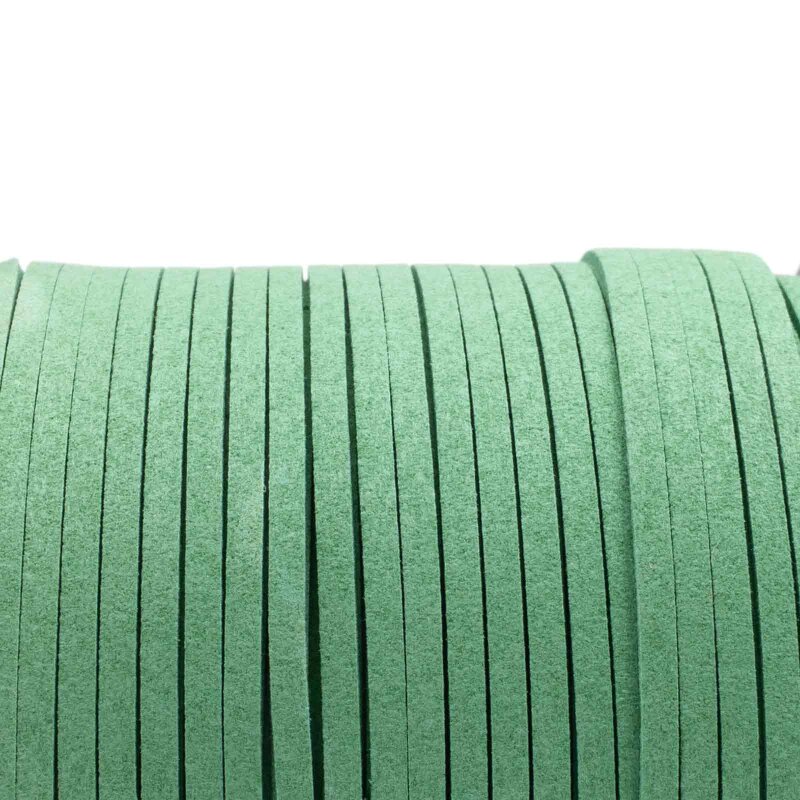 Band aus Wildlederimitat 3 mm Mint - 4 m