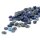 Lapis Lazuli Nuggets abgerundet gebohrt 20 g