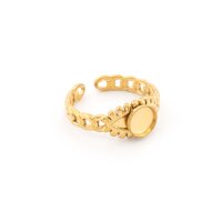 Ringrohling 304 Edelstahl 18K IP-Beschichtung für 6...