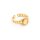 Ringrohling 304 Edelstahl 18K IP-Beschichtung für 6 mm Cabochons