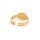 Ringrohling 304 Edelstahl 18K IP-Beschichtung für 6 mm Cabochons