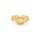 Ringrohling 304 Edelstahl 18K IP-Beschichtung für 6 mm Cabochons