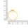 Ringrohling 304 Edelstahl 18K IP-Beschichtung für 6 mm Cabochons
