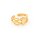 Ringrohling 304 Edelstahl 18K IP-Beschichtung für 6 mm Cabochons - Ø 17 mm verstellbar