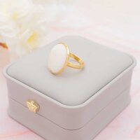 Ringrohlinge 304 Edelstahl 18k Gold beschichtet für...
