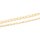 Gliederarmband aus Edelstahl mit 18K IP-Goldbeschichtung und Verlängerungskette
