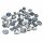 Perlmuttmix in Grau als Mysterybag 50 Gramm