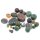 Indischer Achat Perlen-Mix - Bunte Edelstein-Mischung 6-35 mm 50g