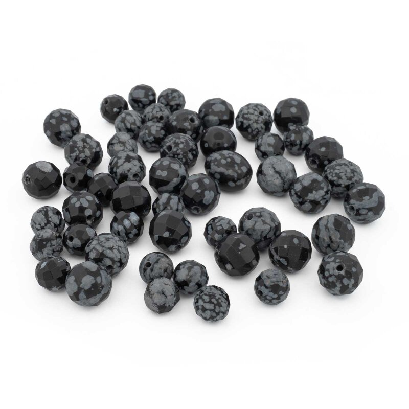 Edelstein-Mix Schneeflocken-Obsidian Überraschungsset 50 g