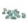 Aquamarin Nuggets ca. 6-9 mm mit 1 mm Loch - 5g Packung