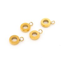 Charm-Träger aus 304 Edelstahl 18K Gold...