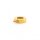 Charm-Träger aus 304 Edelstahl 18K Gold IP-beschichtet, ca. 4,5 mm Loch, 4 Stück