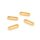 Verbinder 304 Edelstahl 12x4mm - 18K Ionenplattierung 4 Stück