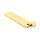 Edelstahl Gravurrohling 40x10mm 18K IP vergoldet poliert 1 Stück