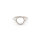 Ringrohling verstellbar aus 925 Sterling Silber mit 9,2mm Fassung Platin beschichtet