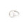 Ringrohling verstellbar aus 925 Sterling Silber mit 9,2mm Fassung Platin beschichtet