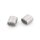 Gravurrohling Röhrenperle aus 304 Edelstahl oval 10x10 mm 2 Stück