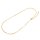 Paperclipkette aus 316 Edelstahl 41 cm mit 14K IP Goldbeschichtung 1 Stück