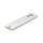 Gravurrohling 304 Edelstahl rechteckiger Anhänger mit Herz-Aussparung 40x10 mm 1 Stück