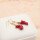 Howlith Perlen-Mix in Rot 3,5-24 mm Korallenimitat  20 Gramm