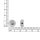 Edelstahl Zwischenperlen flach rund 12 x 5,7 mm Platinfarben 2 Stück