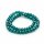 Glasschliffperlen Rondell Petrol 8x6mm facettierte Glasperlen 1 Strang ca. 60 Stück