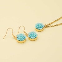 Fassung Messing 18K vergoldet für 12 mm Cabochons...