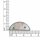 Muschelplättchen Farbmix Halbmond 28x12 mm mit 2 Löchern 30 Stück