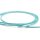 Polyesterkordel gewachst in Azurblau 2 mm Schmuckband 10 m