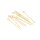 Ösenstifte 304 Edelstahl 40mm Gold ionenbeschichtet - 10 Stück
