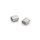 Großlochperle mit Wunschgravur 10 x 10 mm, 304 Edelstahl platinfarben