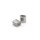 Großlochperle mit Wunschgravur 10 x 10 mm, 304 Edelstahl platinfarben